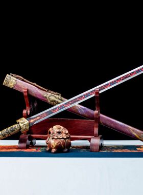 龙泉市刀剑高锰钢手工锻打春秋