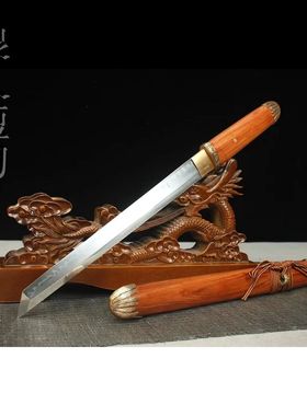 龙泉威龙刀剑短刀肋差手工一体唐