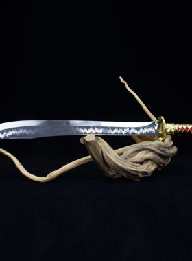 龙泉市刀剑手工锻打牛尾刀不锈钢