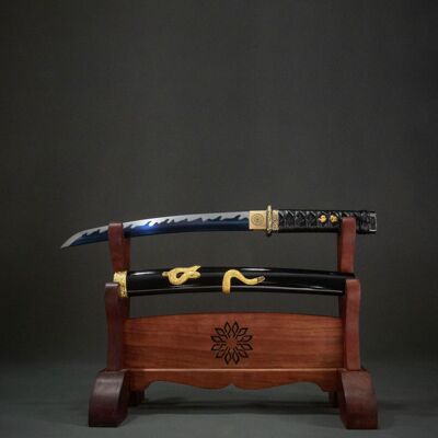 龙泉周匠一体手工日本刀东洋短刀