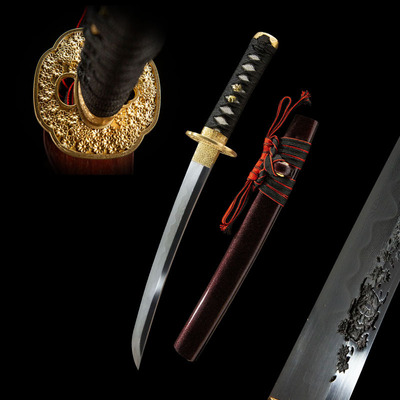 外贸日本刀胁差一体短刀东洋小刀