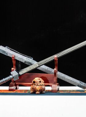 龙泉市刀剑手工锻打秦皇剑防身