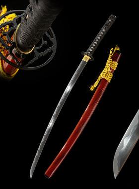 龙泉市花纹钢一体刀长刀日本刀