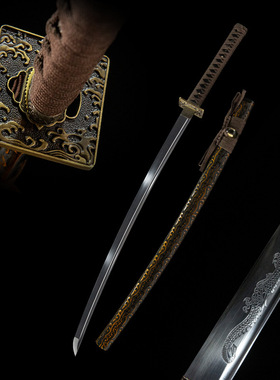 外贸龙泉手工日本刀居合刀武士