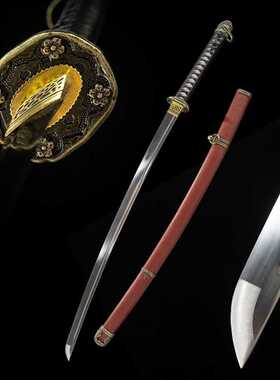 98军刀日本指挥刀东洋武士刃高速钢弯曲不变形saber工艺品未开刃