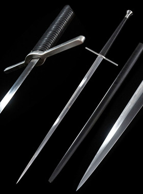 欧剑亚瑟王骑士剑长剑金属武器