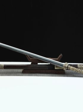 龙泉市刀剑花纹钢八面汉剑影视