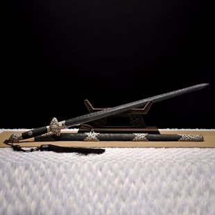 龙泉市刀剑一体传统八仙剑防身影视唐剑宝剑烧刃金属冷兵器未开刃