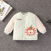 冬季 贴身胆 纯棉加棉袄男女宝宝内外穿棉服婴儿幼儿童加厚棉衣服装