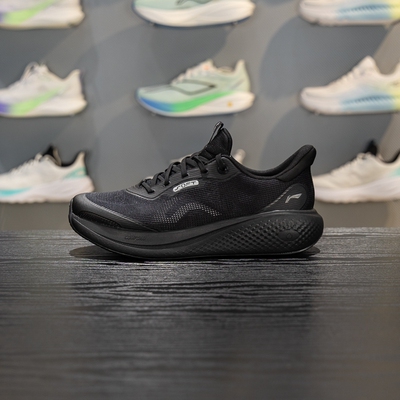 李宁男子透气软弹休闲鞋