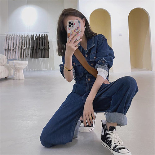 松紧腰长裤韩范显瘦气质