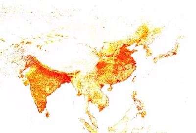 2000-2023年全球人口密度1km栅格数据