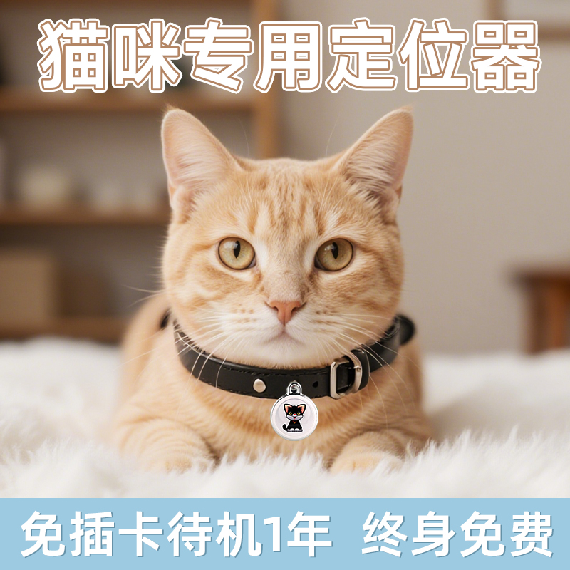 猫猫专用定位器超轻10g舒适佩戴
