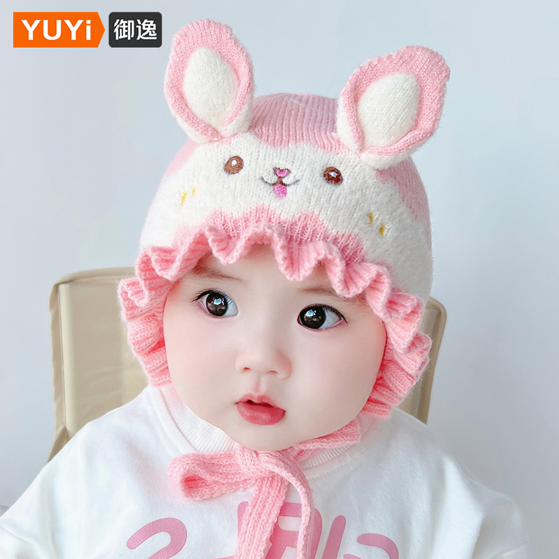 婴儿帽子秋冬季敲出片