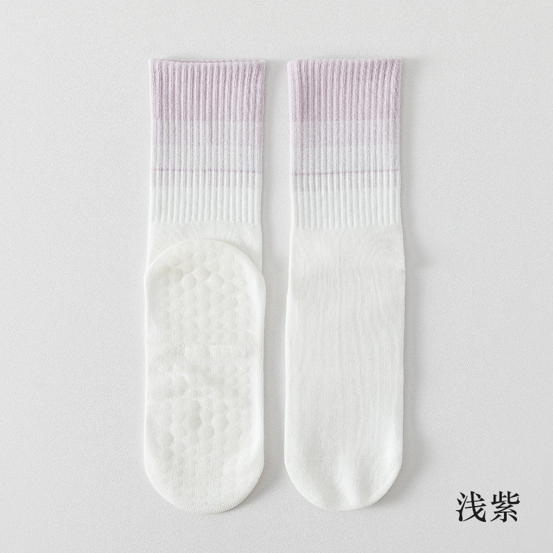 瑜伽袜子定制logo普拉提袜专业防滑女室内健身跳舞无骨运动袜止滑