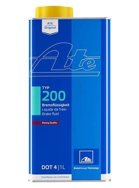 官方查伪德国原装ATE刹车油DOT4 TYP200 高性能280℃高沸点 1升
