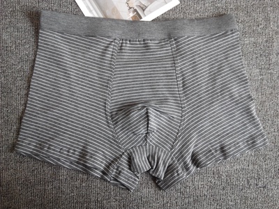 莫代尔平角柔软高弹凹凸男士内裤