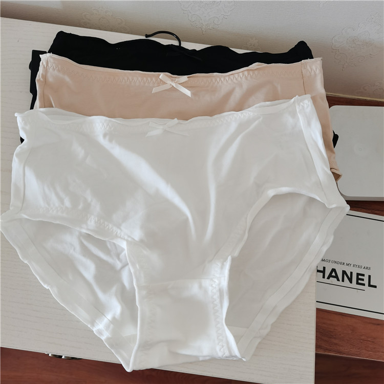 女士大码棉质内裤包臀加肥胖mm