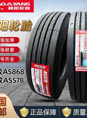 朝阳275/80R22.5 295/80R22.5 12R22.5货挂车真空胎AS868 AS578
