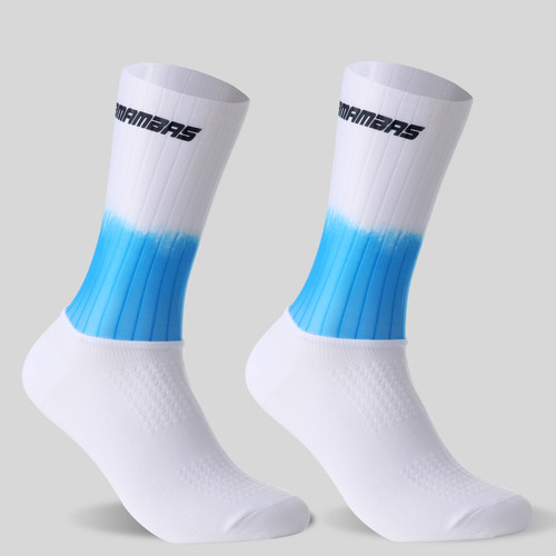 BMAMBAS Aero pro专业户外训练运动袜骑行袜男女款防滑双拼色面料