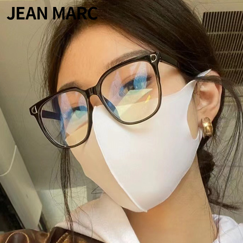 黑框眼镜女韩版潮防蓝光护眼大框圆脸素颜神器近视眼镜框可配度数