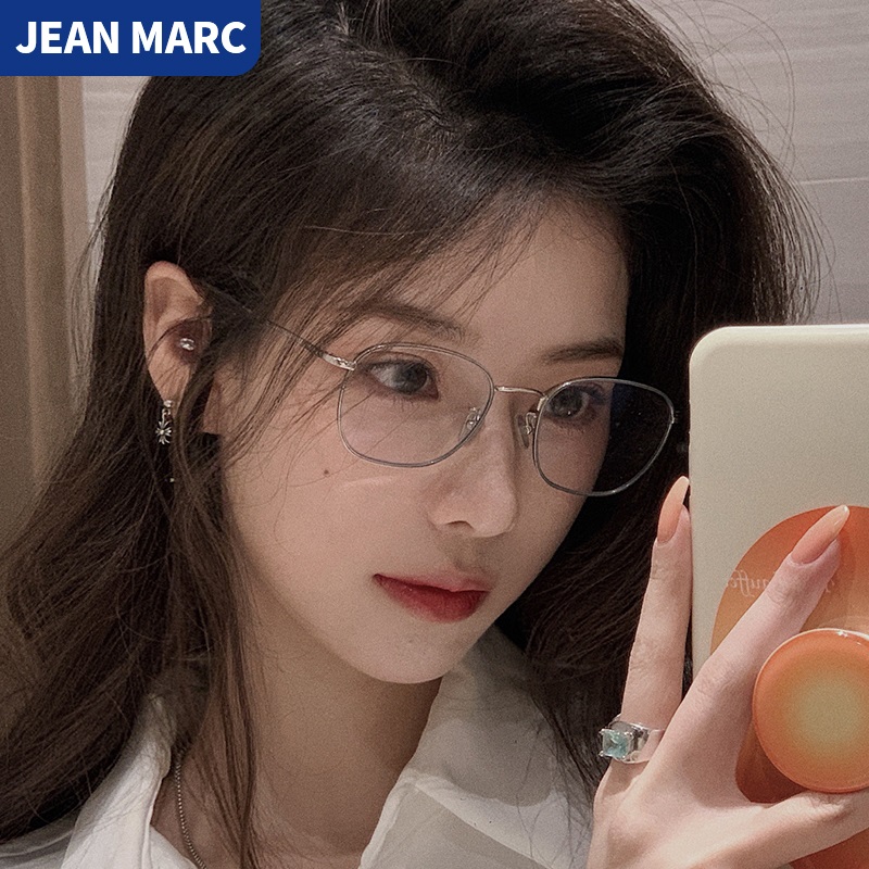 日系眼镜框小脸眼镜框纯钛女