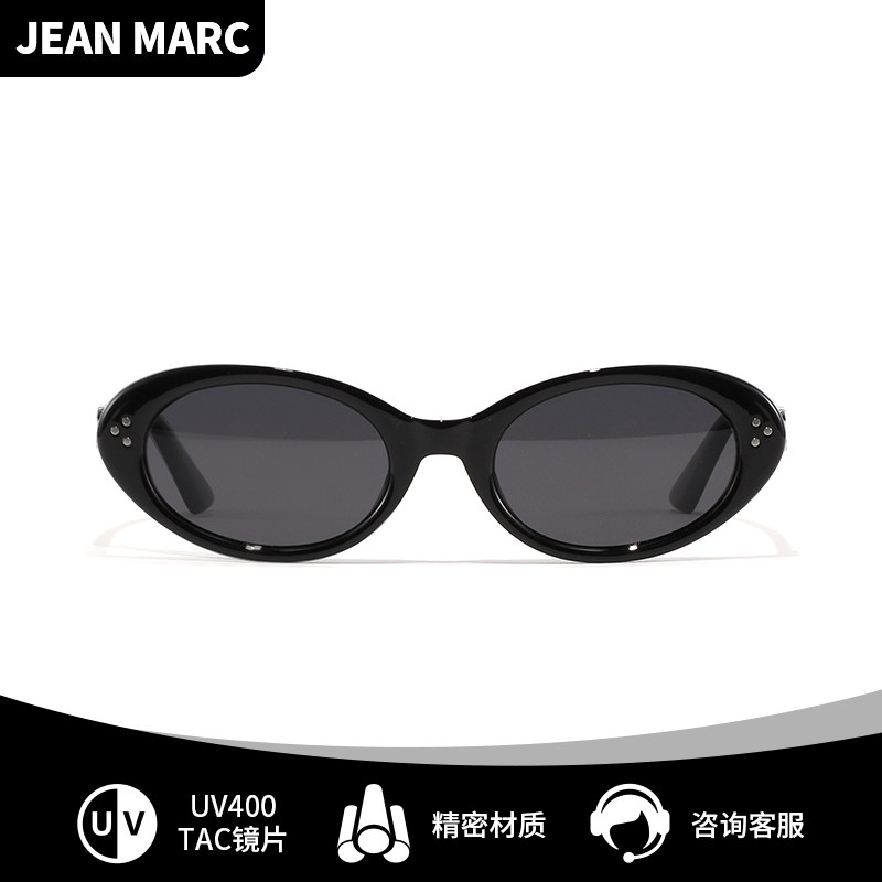 Jennie同款GM墨镜女2024新款猫眼高级感太阳镜防紫外线复古港风