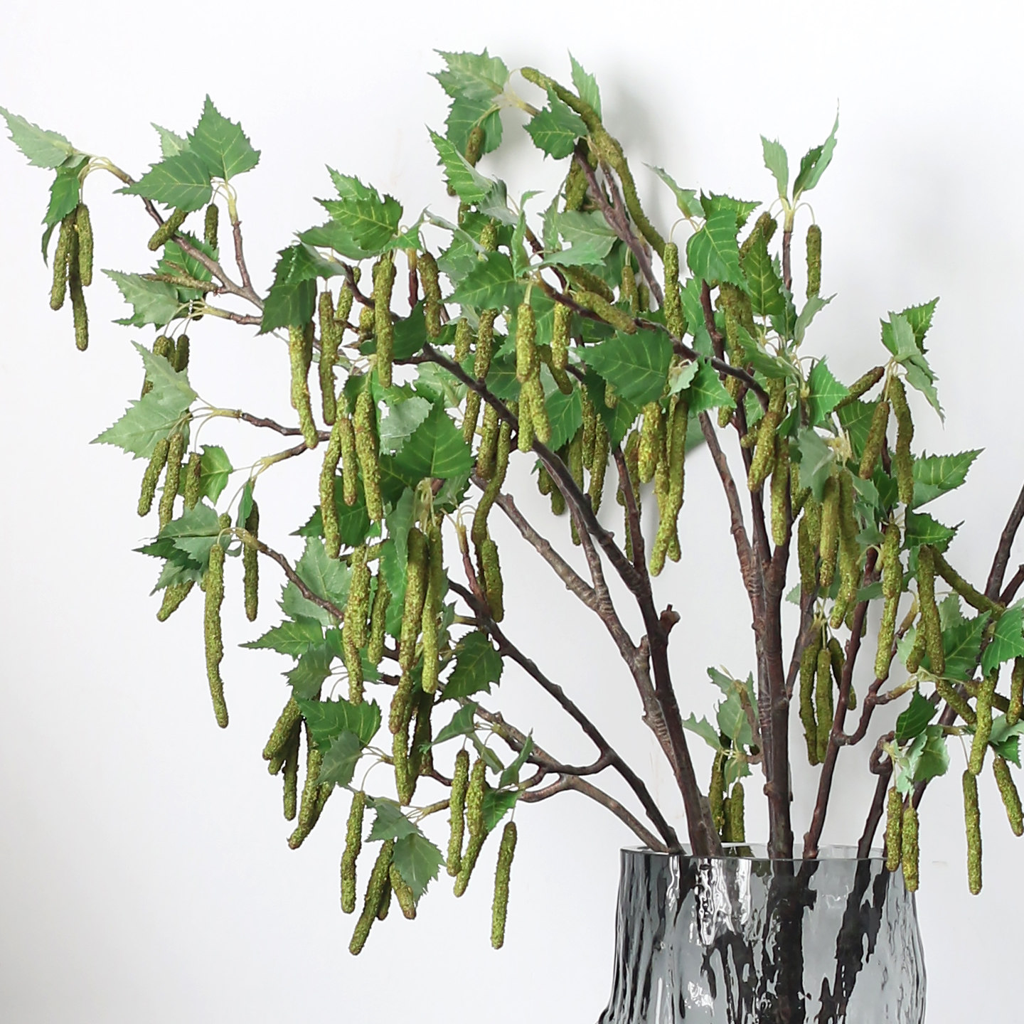 野趣桑葚枝仿真花造景 现代自然风格高级感垂坠果子仿真植物藤曼