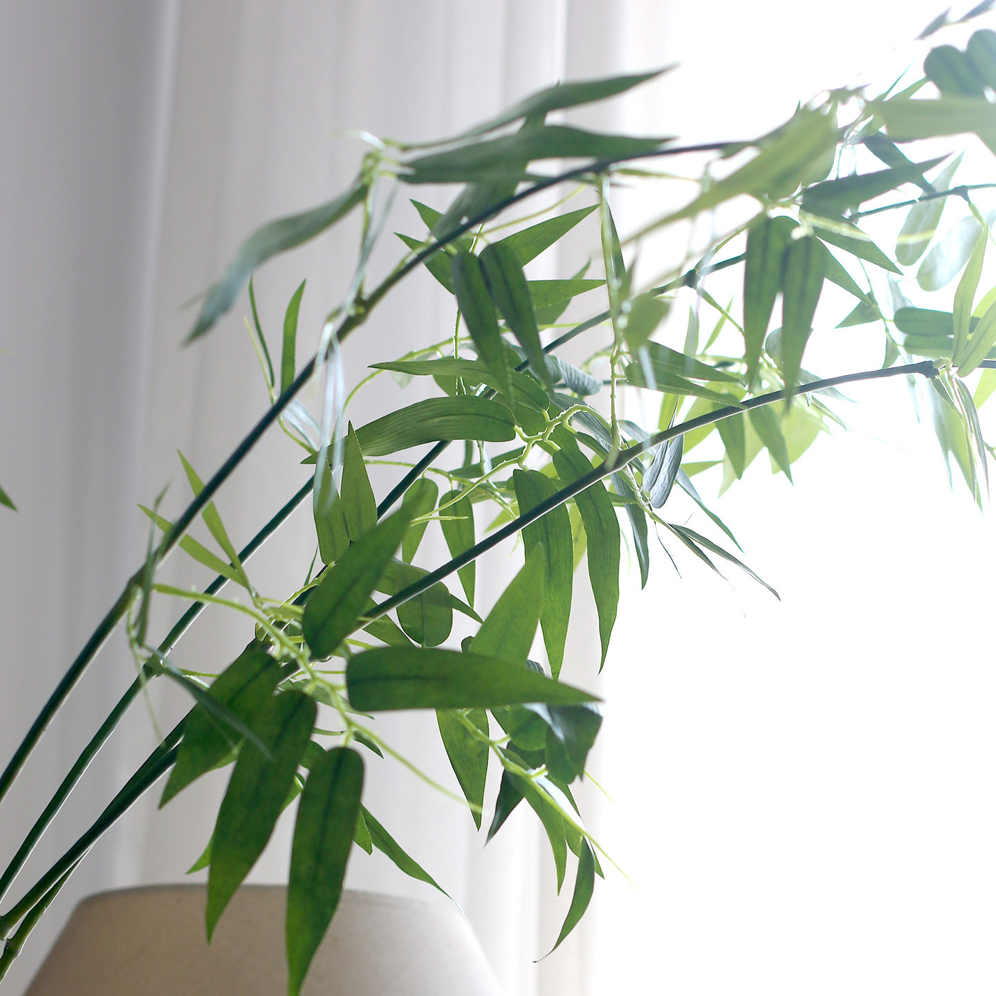 仿真竹子室内装饰造景盆栽假竹叶仿真植物绿植中式禅意客厅仿真花