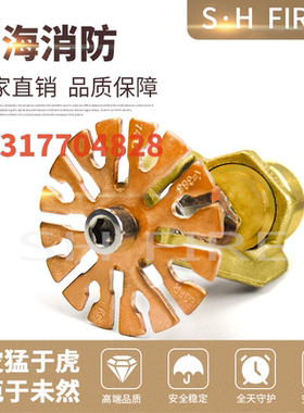 ESFR早期抑制快速响应喷头消防上下喷DN20K=242大流量74度铜
