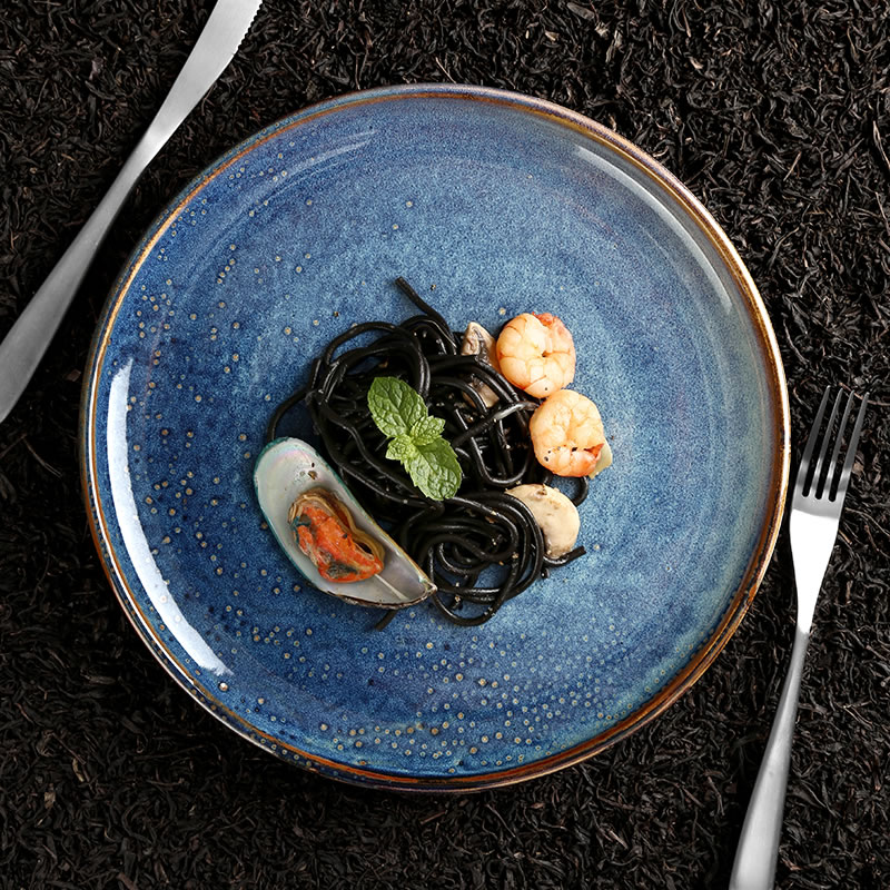 创意北欧风西餐牛排盘