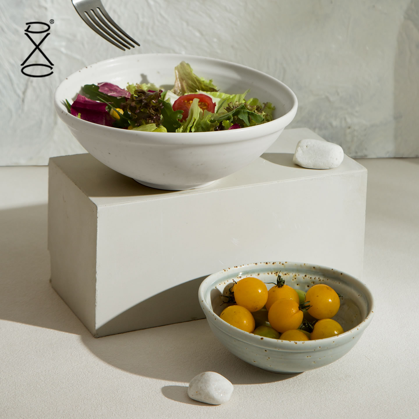 DXC窑变异形沙拉碗ins风餐桌美学
