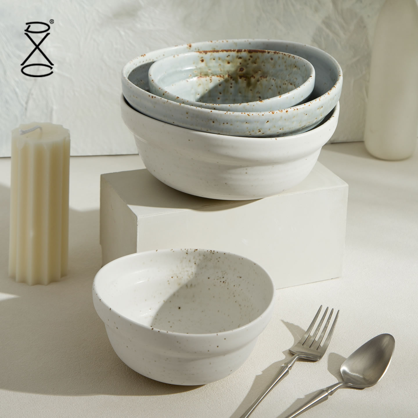 DXC餐具沙拉碗陶瓷元宝碗