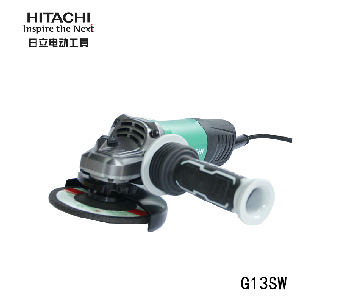 HITACHI日立G13SW电动工具 125mm角向磨光机日立角磨机打磨切割机
