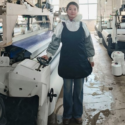 纺织厂挡车工防水围裙防油防污围裙短款耐用可调节交叉肩带可定制