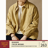 衬衫 CENLES 复古水洗衬衣基础休闲纯色长袖 男宽松重磅质感