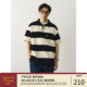夏季 CENLES 复古翻领条纹T恤男户外休闲 针织短袖 POLO衫 SS25 美式