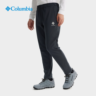 哥伦比亚冲锋裤男秋冬户外保暖绒里防水防风透气软壳长裤XE5551
