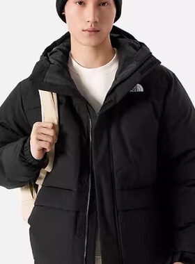 北面羽绒服男冬700蓬鹅绒新款黑色工装三防保暖高端短款运动81SF
