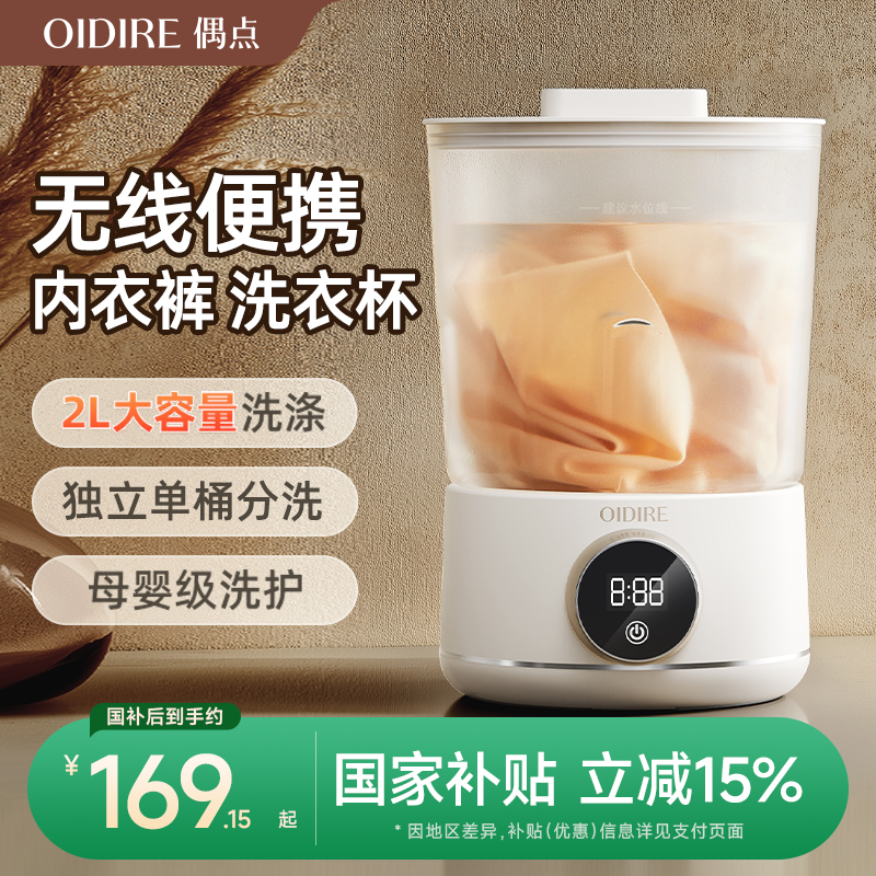 【无需安装】迷你内衣裤洗衣杯