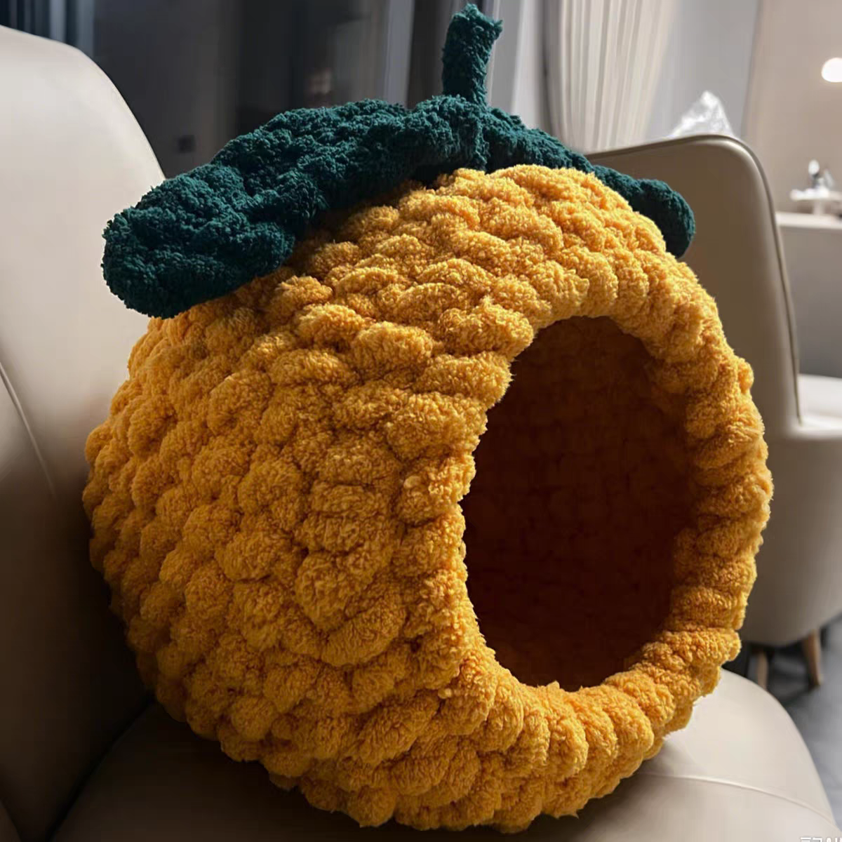 猫尾巴线猫窝材料包零基础送视频教程适合10斤左右猫