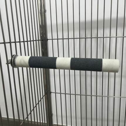 鹦鹉磨爪棒磨砂鸟站杆站棍不锈钢鸟专用站架磨甲石磨嘴棒鹦鹉用品