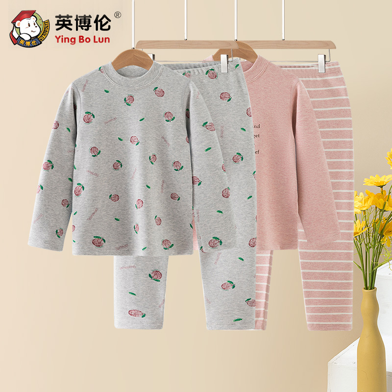 英博伦冬季女童舒绒棉打底居家