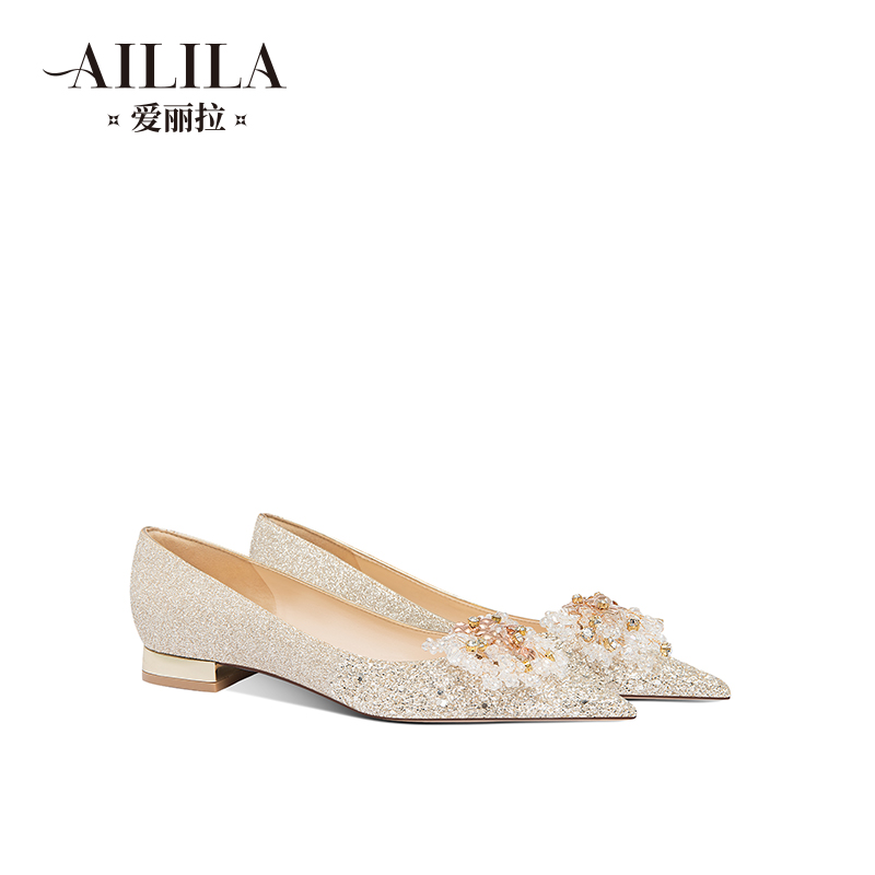 【手慢无】平底结婚鞋女2025新款新娘禾秀主婚纱两穿孕妇日常可穿,女鞋,浅口单鞋,淘宝优惠券,粉丝福利购,淘宝优惠卷