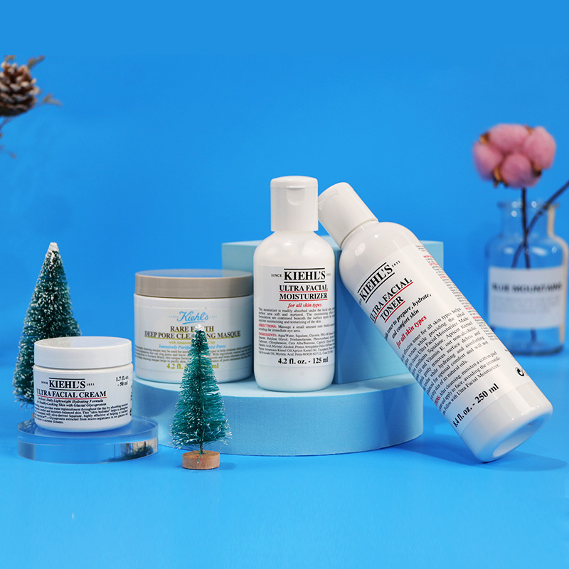 Kiehls科颜氏高保湿水乳面霜补水滋润保湿 白泥面膜深层清洁