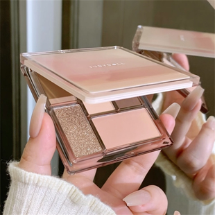 温柔白月光!juduo橘朵玩趣七色眼影盘低饱和26奶咖腮红哑光淡妆