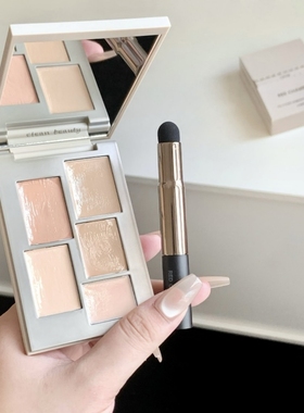 无暇底妆！rc五色遮瑕盘多效痘印遮黑眼圈redchamber提亮泪沟春树