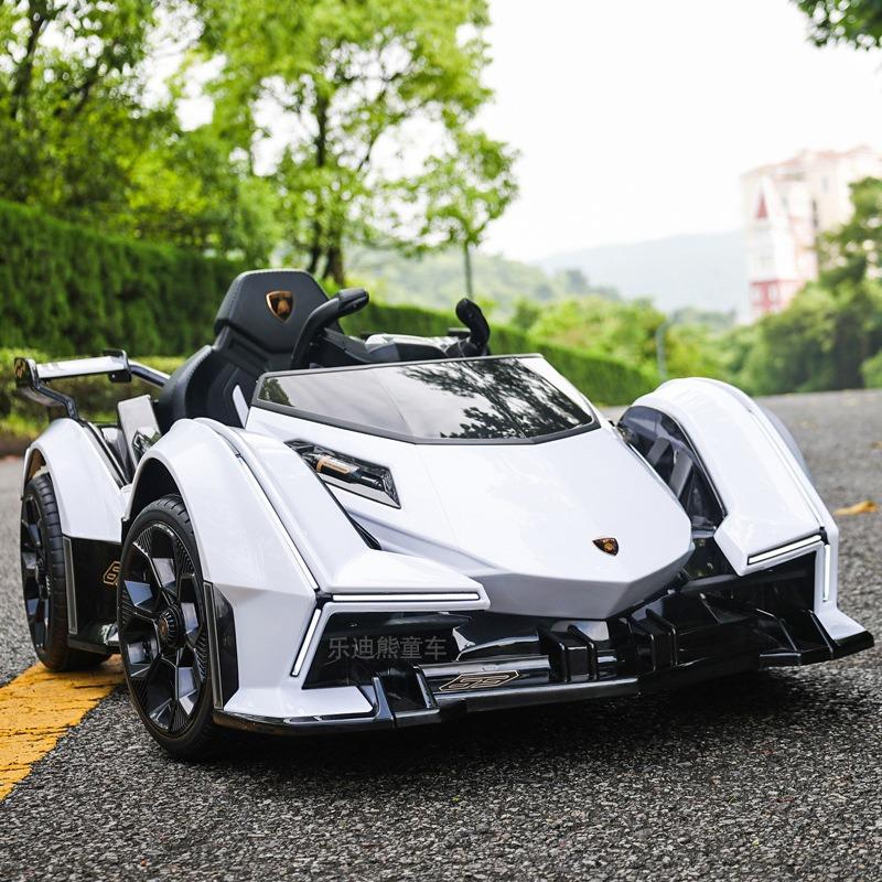 新款兰博儿童电动汽车四轮遥控宝宝玩具车童车遥控车儿童可坐人