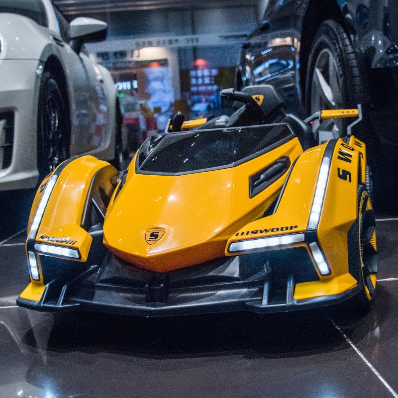 儿童电动车四轮带遥控宝宝玩具汽车男女小孩可坐人四驱摇摆电瓶车