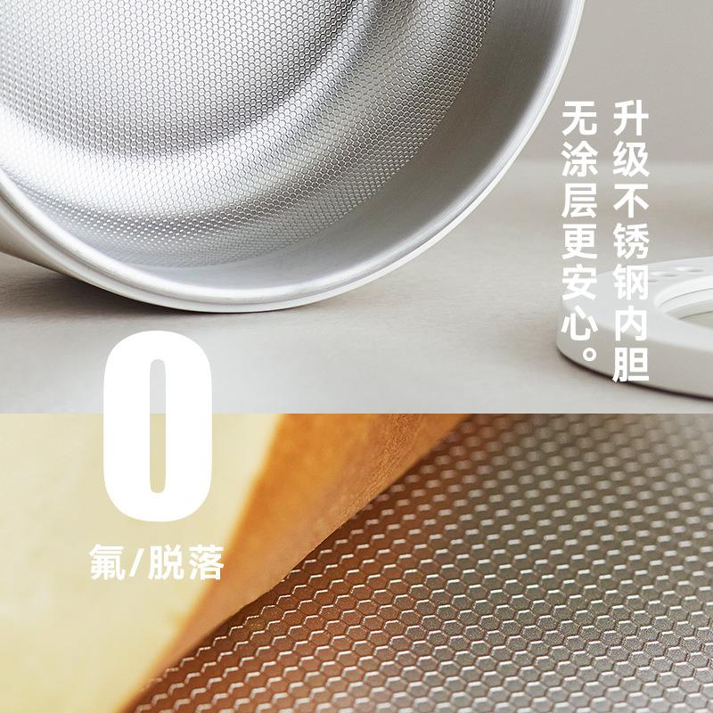 olayks立时不锈钢电火锅一人食电煮锅家用多功能宿舍学生小型电锅